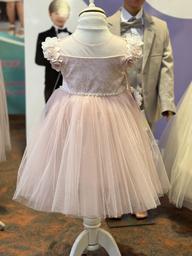  Детска официална рокля Rose ecru 