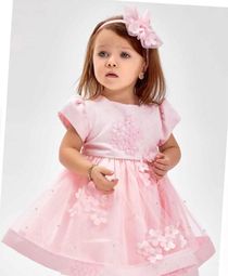  Детска официална рокля Pink jasmine 